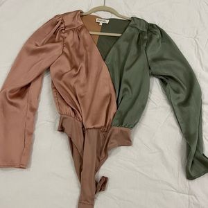 Multi color body suit